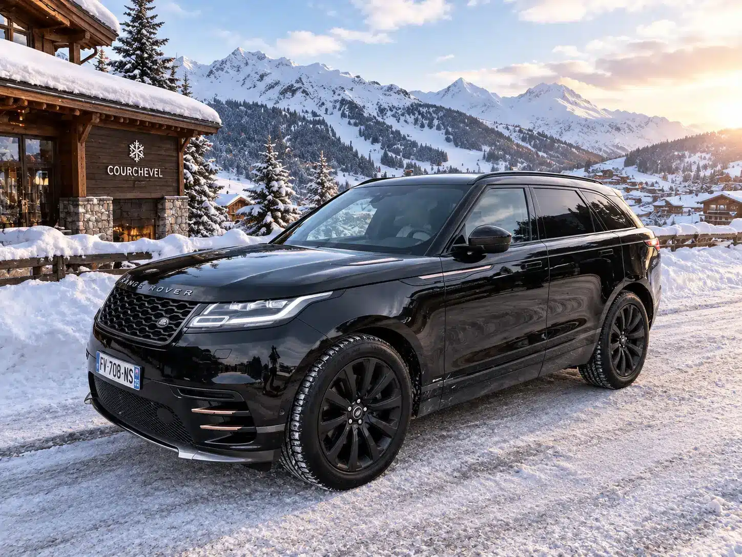 Range Rover private driver Courchevel